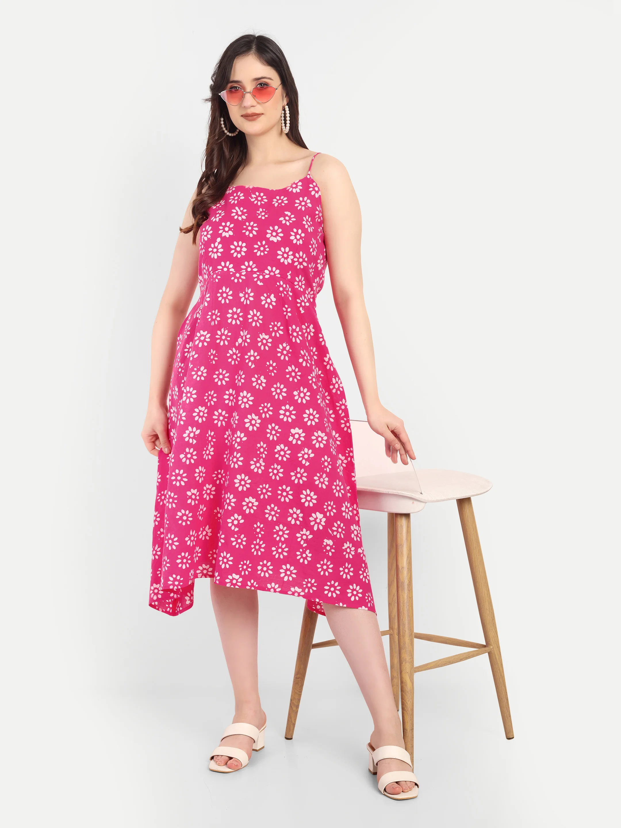 female model ecommerce photography Western Wear Dresses